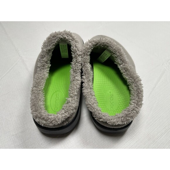 Men\'s OOFOS OOcoozie Recovery Vegan Sherpa Slip On Mule Slippers Size 11 Tawny main image 9